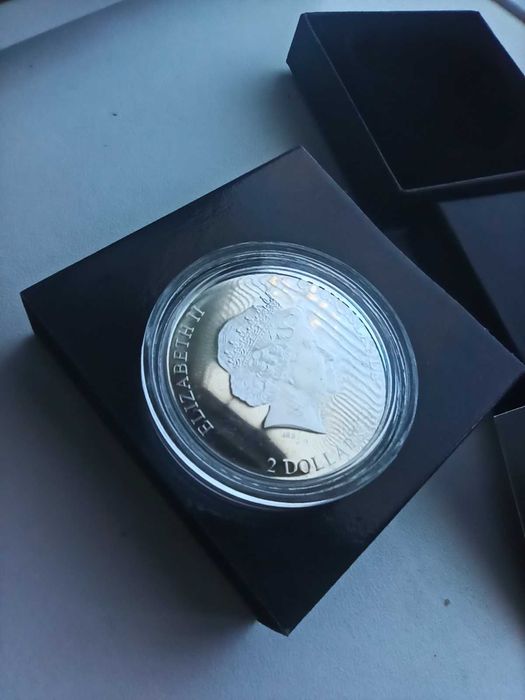 Страхотна Сребърна Монета AC/DC Ограничен Тираж