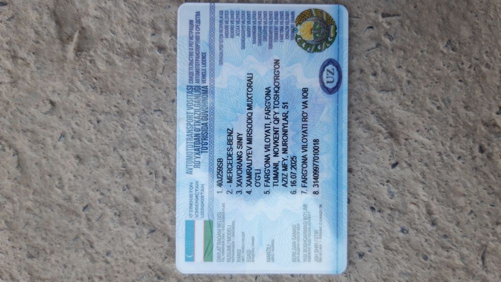 Manipulyator Mercedes Benz 2001 yil sotiladi