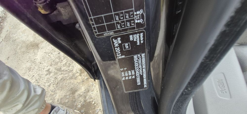 Haion capota portbagaj bmw seria 5 f11 cod culoare B90