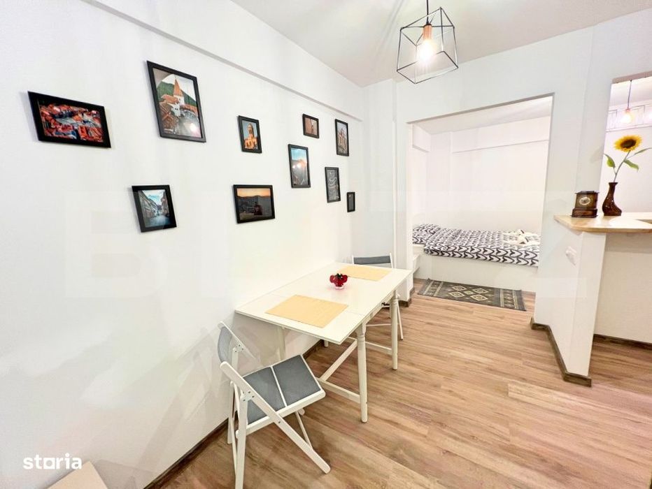 Garsoniera decomandata 46 mp – zona Garii – finisaje moderne