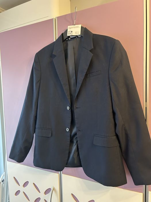 Костюм  H&M тъмно синьо-152 см