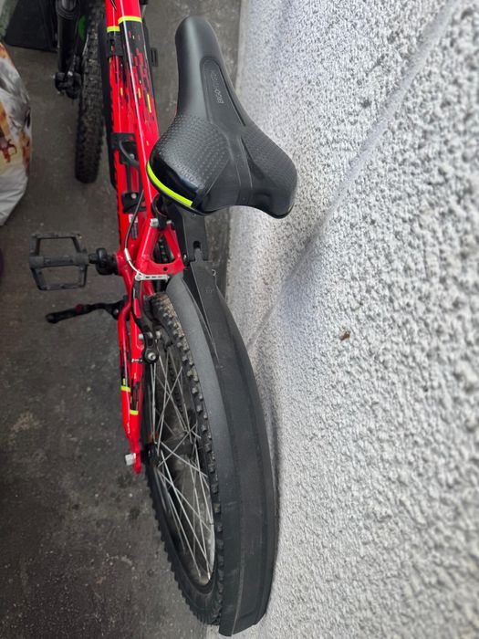 Bicicletă MTB Rockrider ST900 Aluminiu 20" Roșu Copii 6-9 ani