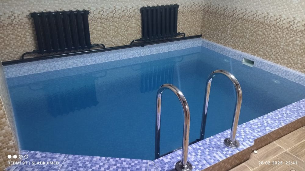 Баня с бассейном