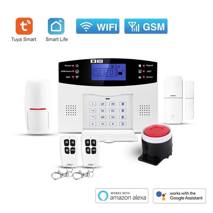 Tuya GSM & WiFi алармена система за умна защита
