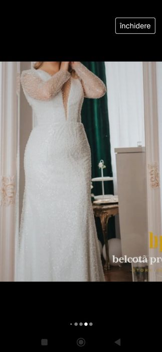 Rochie mireasa doi in unu