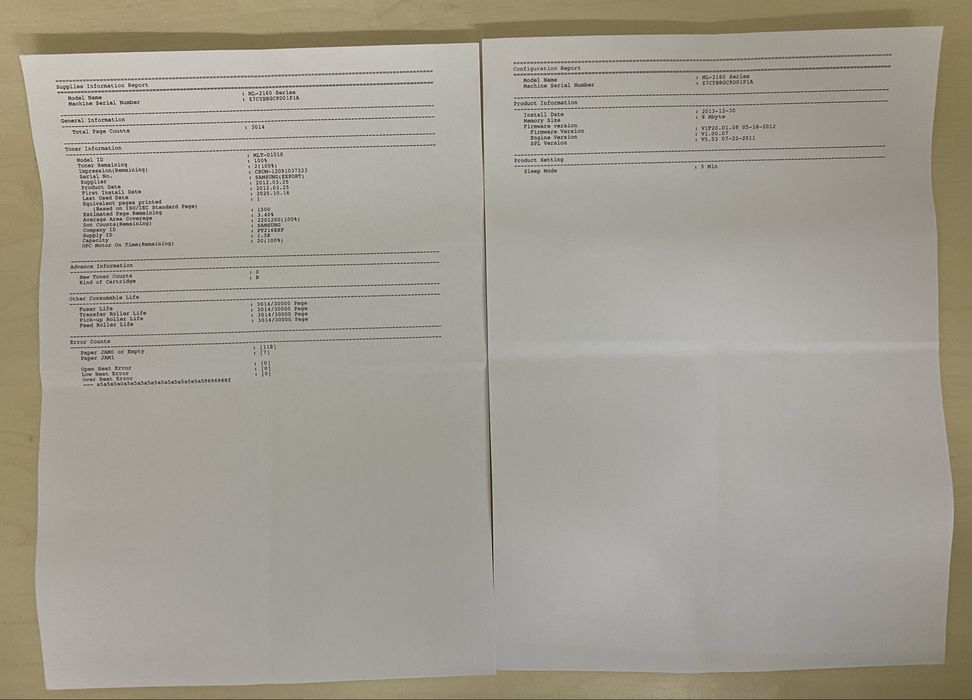 Imprimanta Samsung ML2165