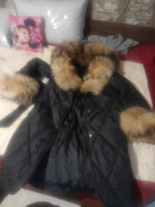 Дамско  пухено палто