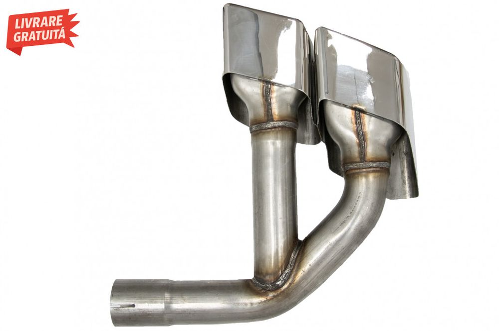 Ornamente toba Audi Q7 4M (2015-2019) SQ7 Design Chrome doar pentru Be