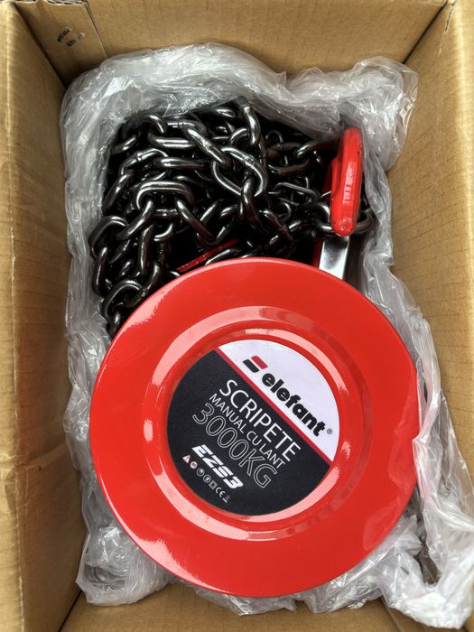 Macara cu lanț 3 T , 2 T , 1 T .