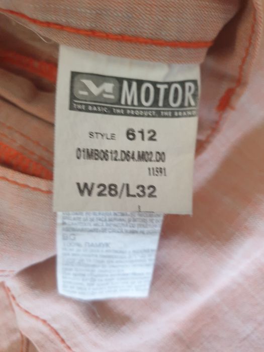 Pantaloni Blue Jeans  Motor - blugi  material subtire de vara