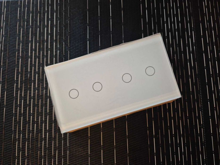 Сензорен панел, изработен от стъкло, с 4 бутона 2+2,