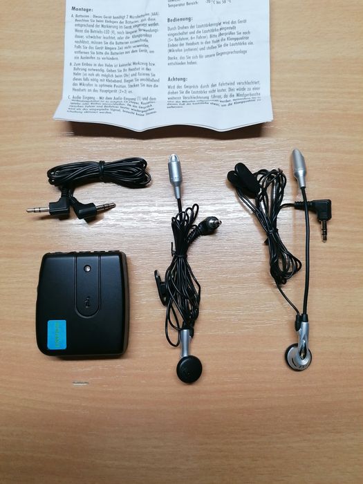 Headset/interfon audio retro