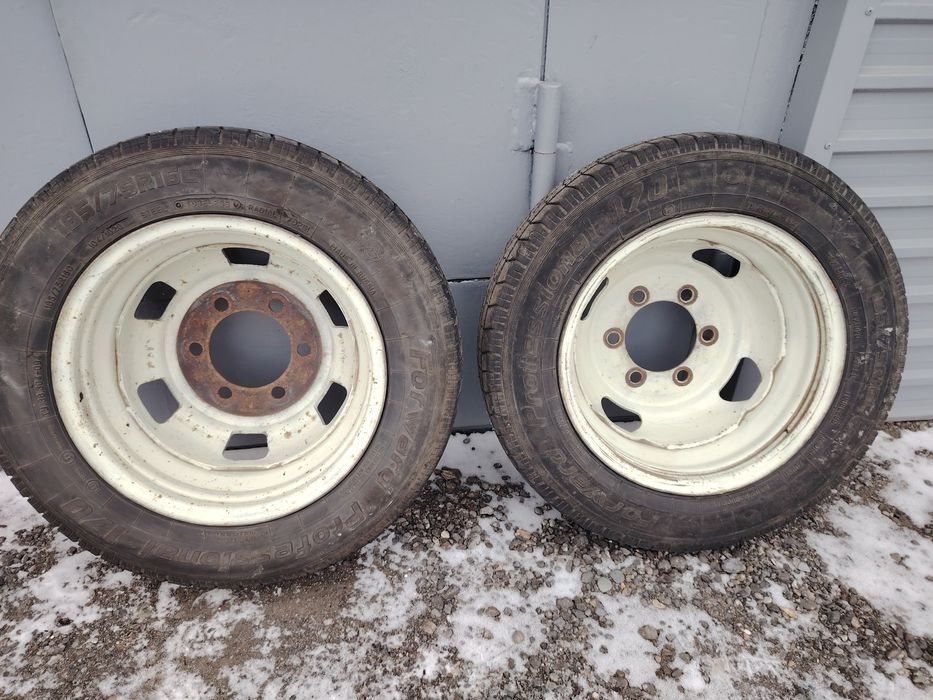 Диски вместе с резиной летние на Газель