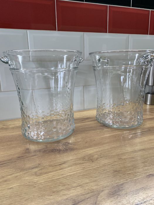 Стъклена шампаниера / Италия / 80-те