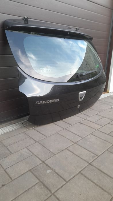 Haion Cu Luneta Portbaga Spate Dacia Sandero Stepway Complet Negru