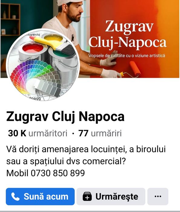 ZUGRAV CLUJ NAPOCA ,30920 followers, Facebook,vizualizați pagina