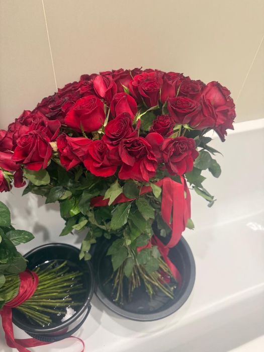 Цветы красные Роза