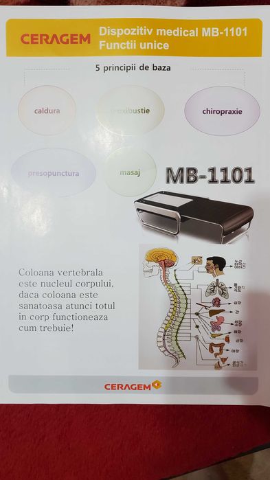 Pat masaj Ceragem CGM MB-1101
