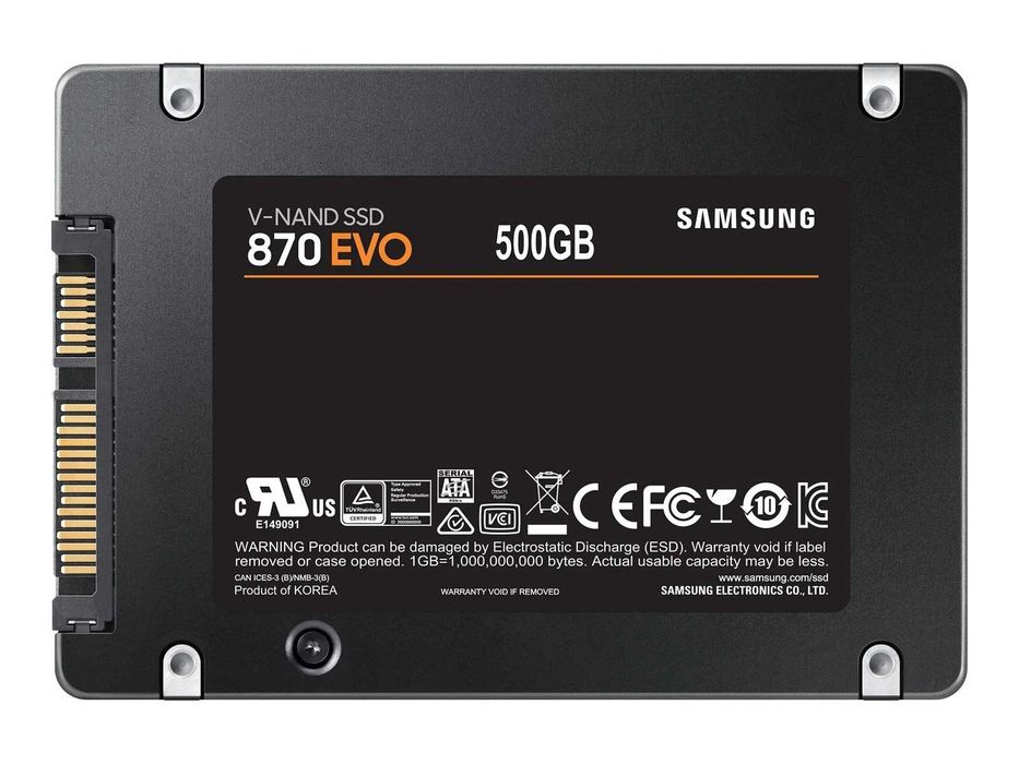 SSD 500GB Samsung 870 EVO SATA-III 2.5 inch MZ-77E500B/EU Nou Sigilat