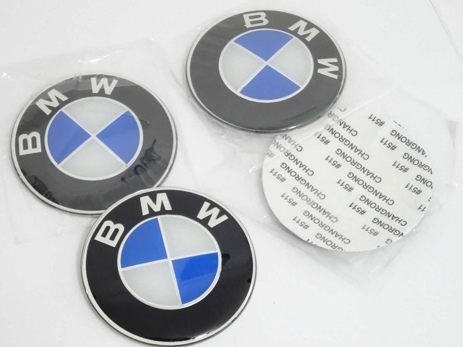 Стикери за БМВ 56мм и 65мм Алуминиеви за джанти и емблеми