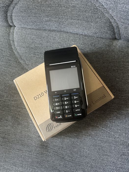 Кассовый аппарат+пос терминал PAX D210