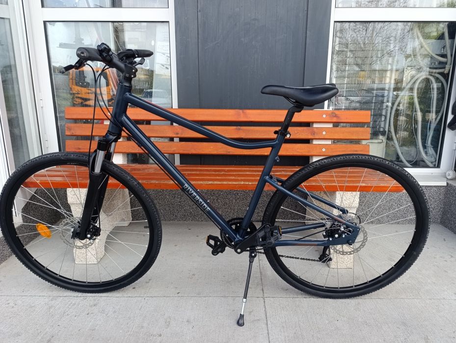 Трекинг велосипед Riverside 700, сиво/зелено 28/XL,L