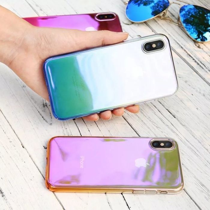 Husa Premium AURORA pt. iPhone SE 2020 , 7 , 7 plus , X , XS , XR