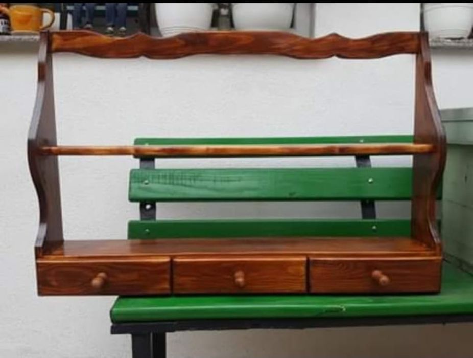 Blidar rustic din lemn masiv