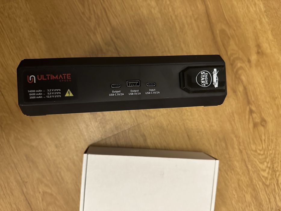 Jump start powerbank compressor