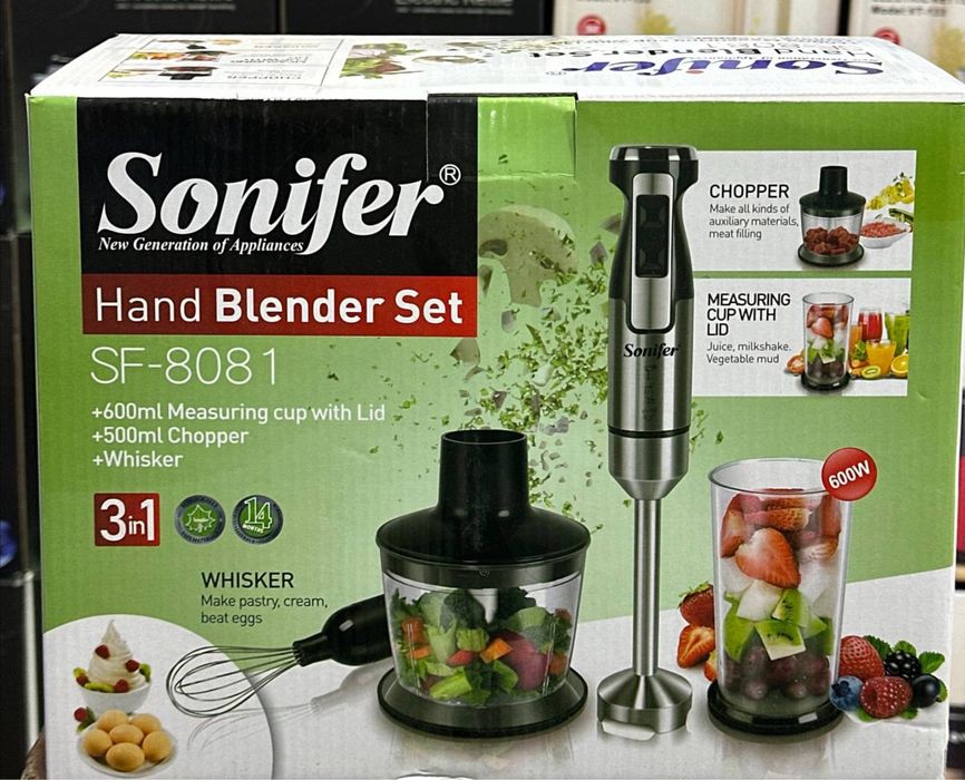 Ручной блендер набор  3 в 1 Sonifer