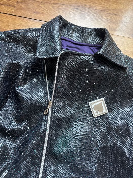 Alexander Spade Limited Edition Python Leather рядко кожено яке