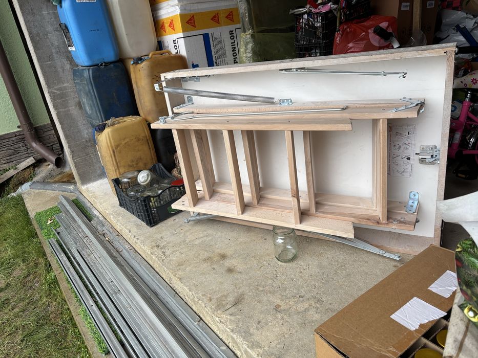 Scara mansarda lemn 110x70x280