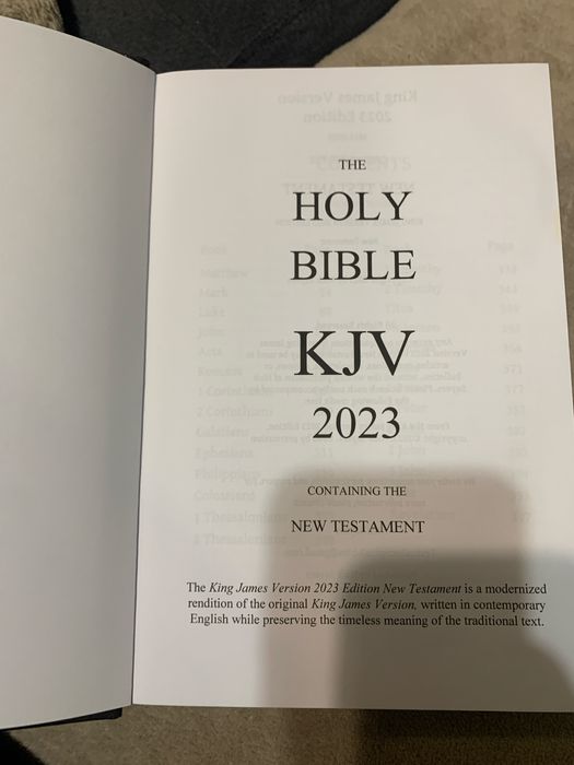 Holy Bible KJV 2023 New Testament only