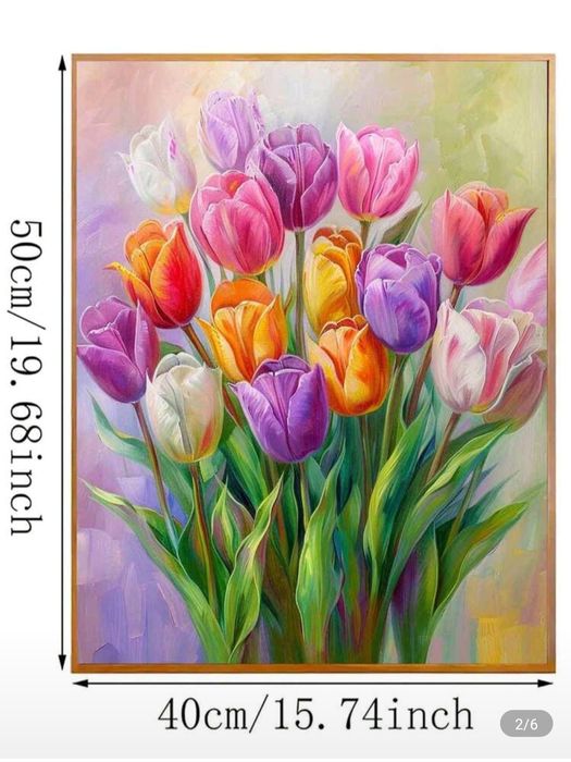 Рисуване по номера Лалета