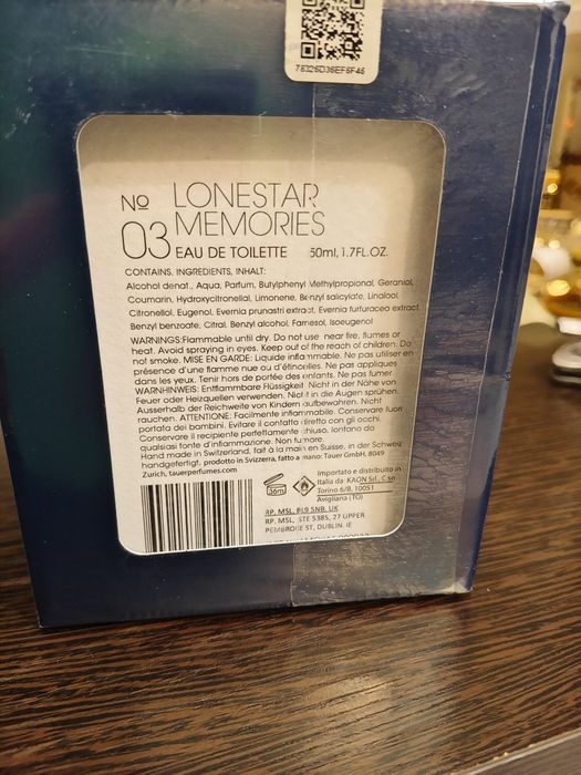 парфюм Andy Tauer № 03 Lonestar Memories