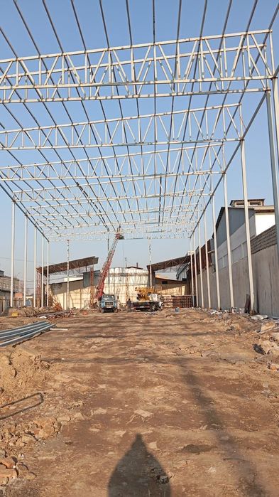 Строительство завод / ангар / склады из металлоконструкций  Сендвич