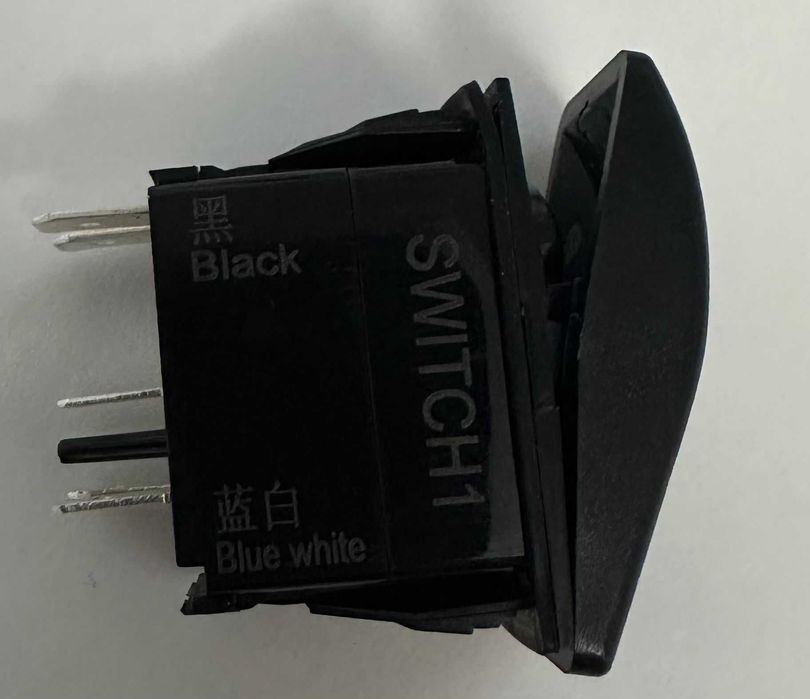 Intrerupator cu led diferential blocabil fata in-out