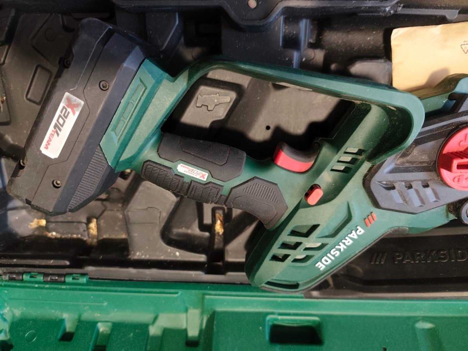 Верижен трион с батерия за клони parkside x20v Paghs 20 Li A1