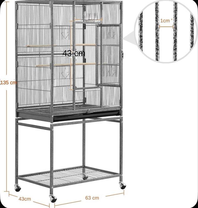Клетка для птиц, больших попугаев