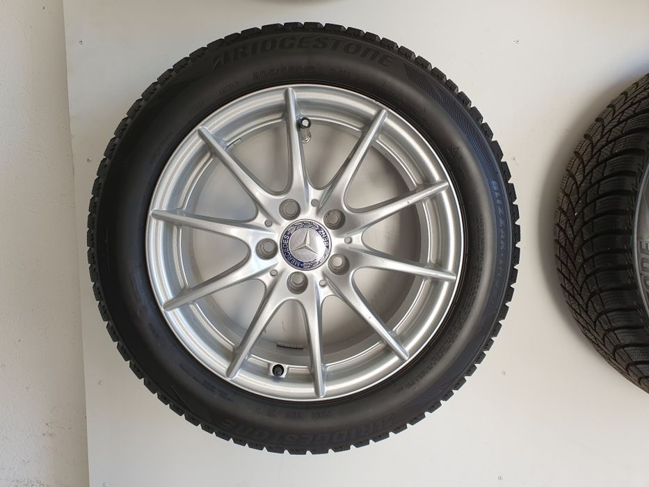 Roti iarna jante aliaj originale Mercedes 205/55/16 , Bridgestone