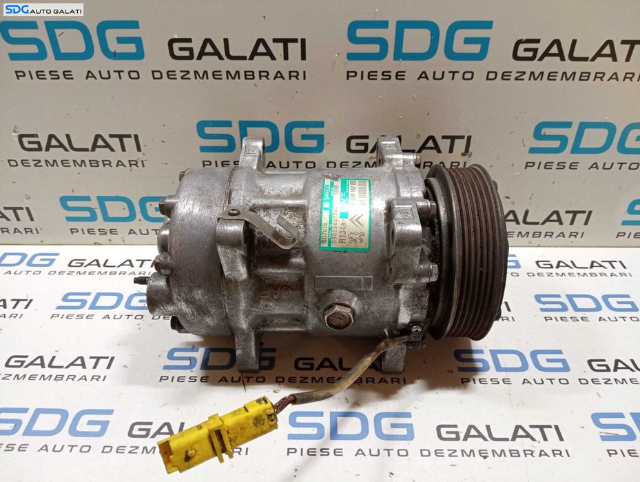Compresor AC Aer Conditionat Clima Peugeot 407 2.0 HDI 2004 - 2010 Cod 9646416780 [M5661]