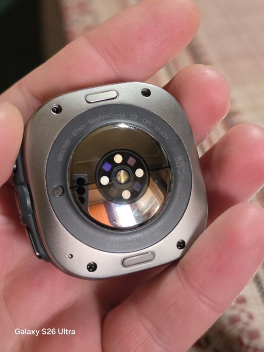 Samsung Galaxy Watch Ultra Titanium Silver! Гаранция! Като Нов!