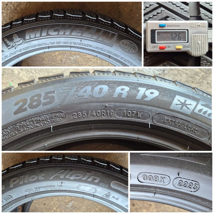 O bucată 275/285 40 R19 M+S iarnă - una Continental Pirelli Michelin