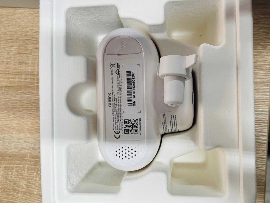 Cameră Wi-Fi exterioară Reolink 4K 180°, viziune nocturna, panou solar