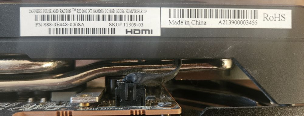 Видеокарта Sapphire Pulse AMD Radeon RX 6600 XT 8GB GDDR6