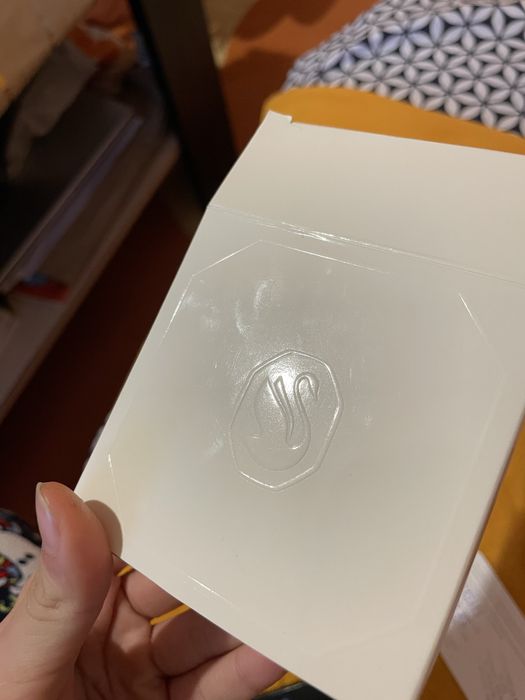 Дамско сребърно колие с две сърца Сваровски/Swarovski