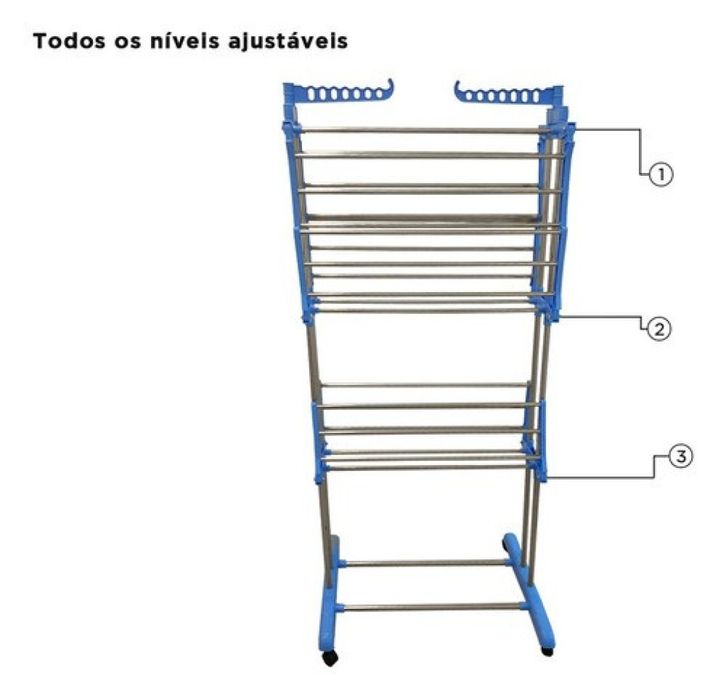 Сгъваем сушилник за дрехи на колелца – практична стойка за сушене на п