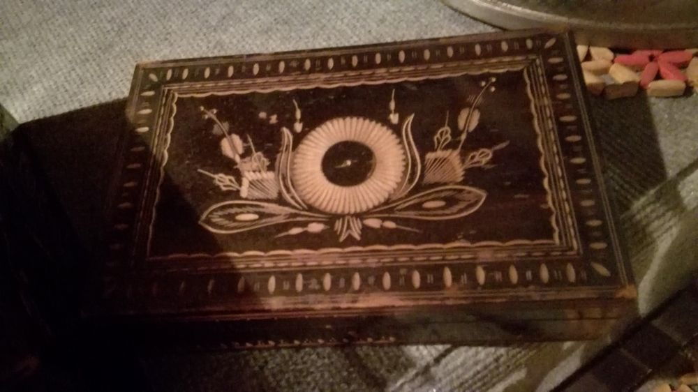 Cutii artizanat romanesti din lemn anii 70