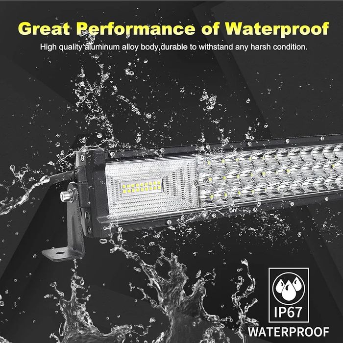 107см, 540W Лед бар Willpower 42 инча, три реда диоди, 12V - 30V, IP67