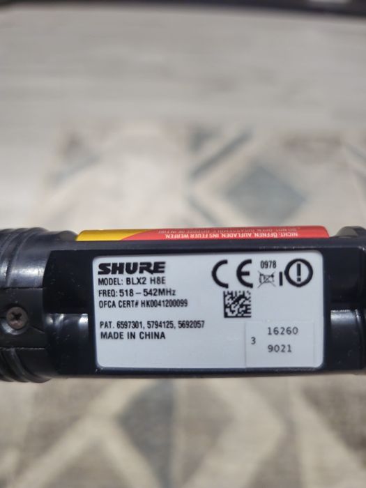 Vand microfon Shure BLX4